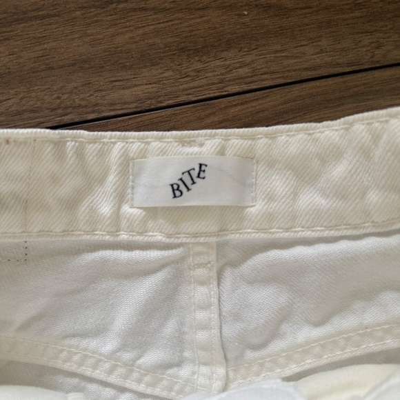 Bite Studios W24 L30 | White Wide Leg High Waist Denim Jeans - Picture 6 of 11